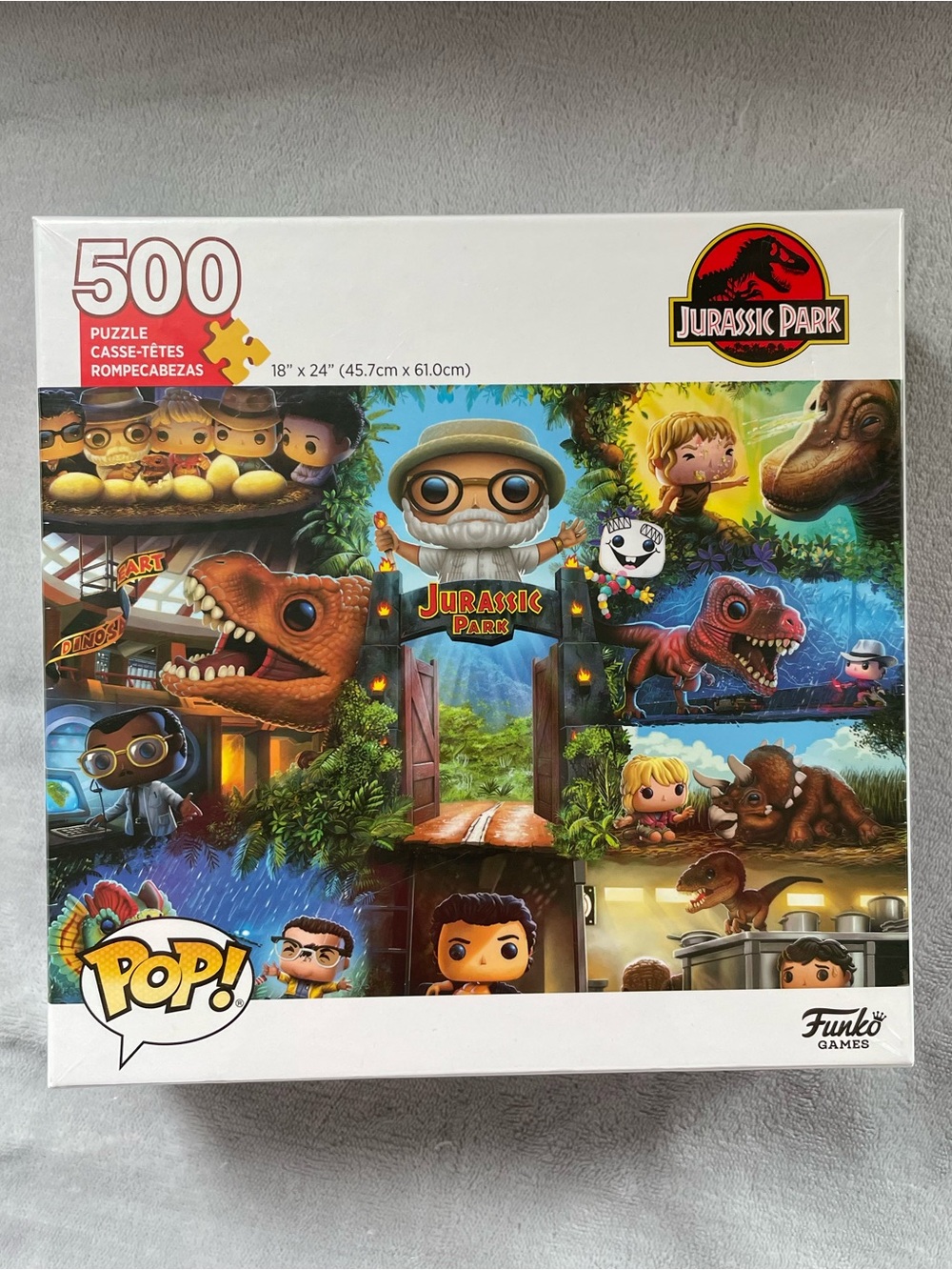 Jurassic Park Funko Pop! 500 Piece Puzzle - SEALED